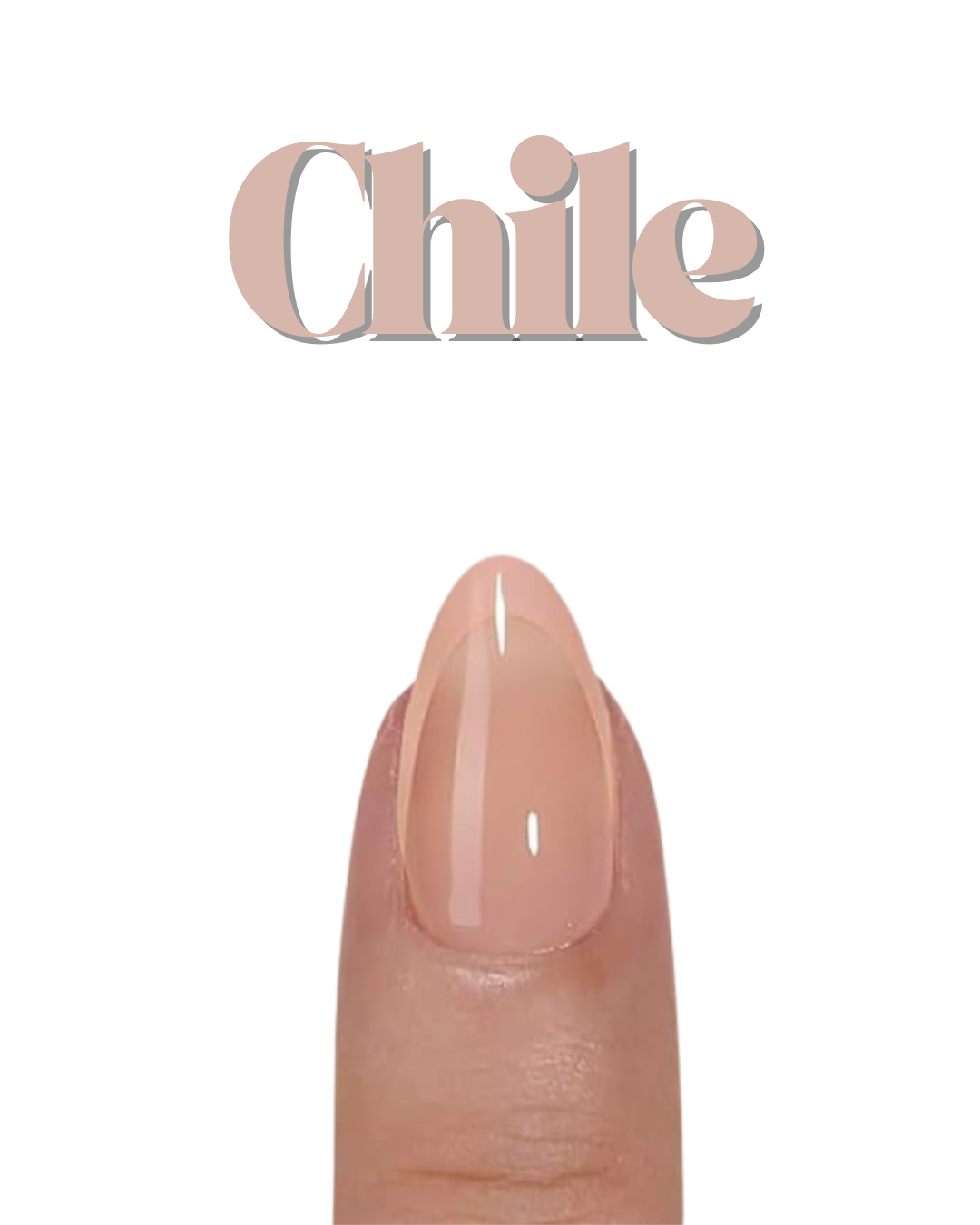 Press Ons-Almond French Tip